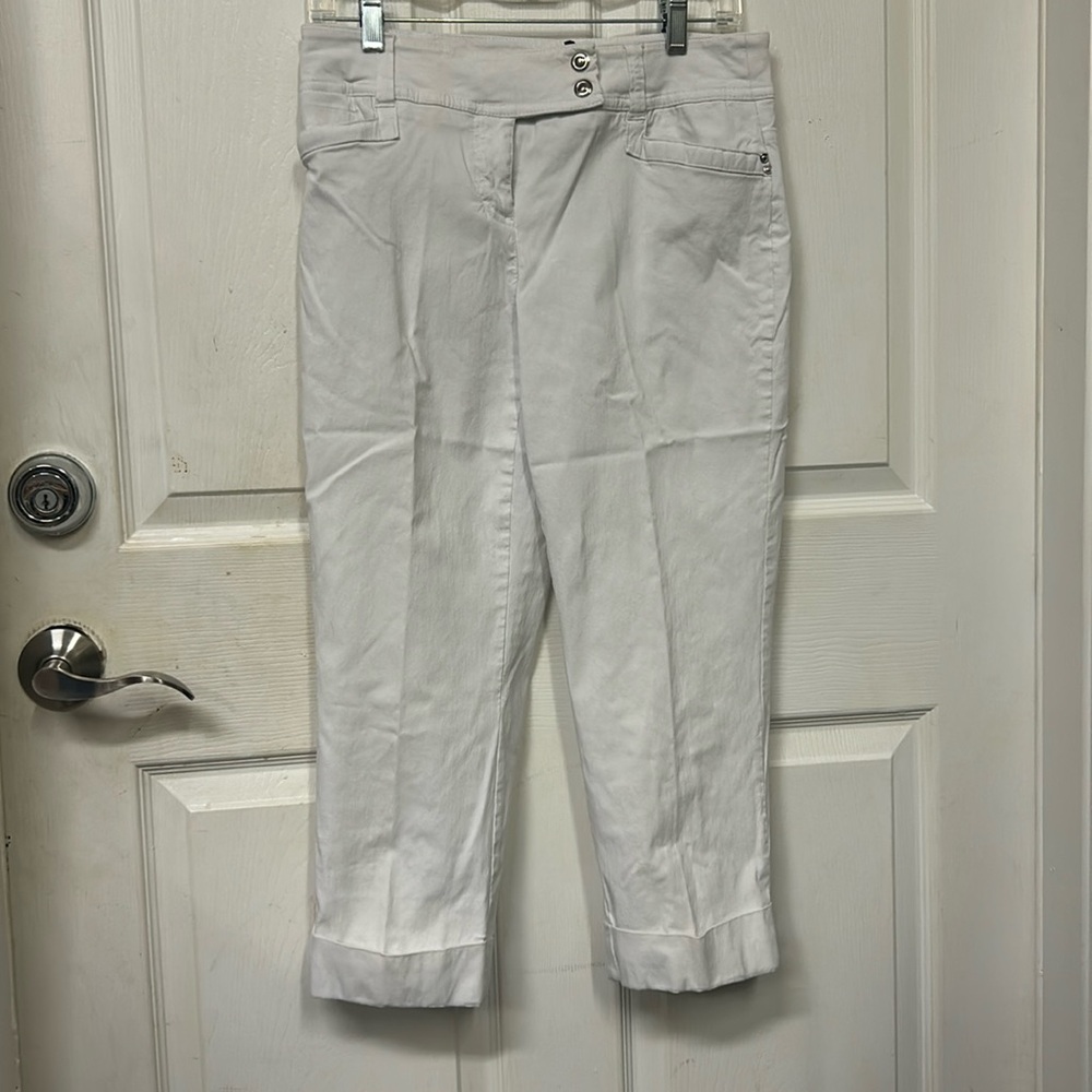 Style & Co Women’s Stretch White Capris Pants 6